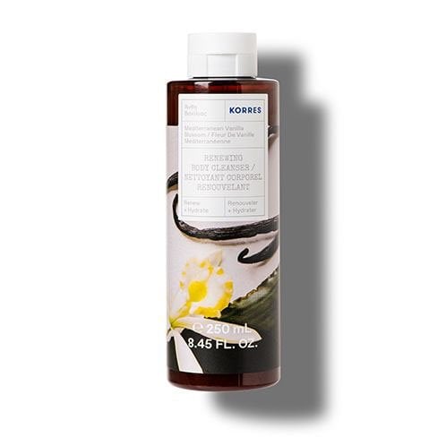 Korres RENEW + HYDRATE Mediterranean Vanilla Blossom Renewing Body Cleanser 01