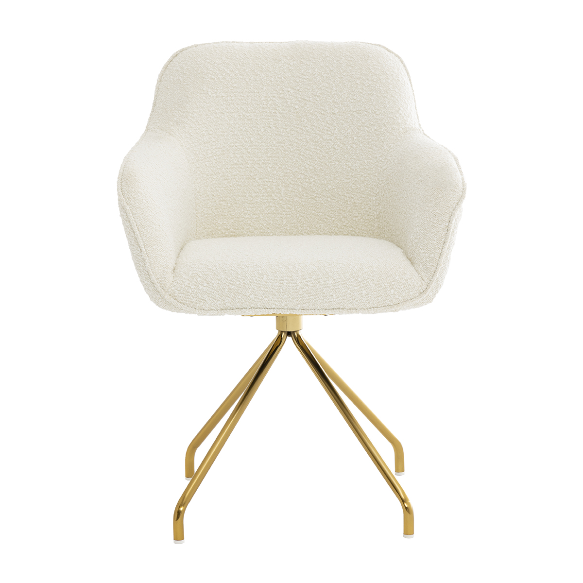 White / Brushed Gold