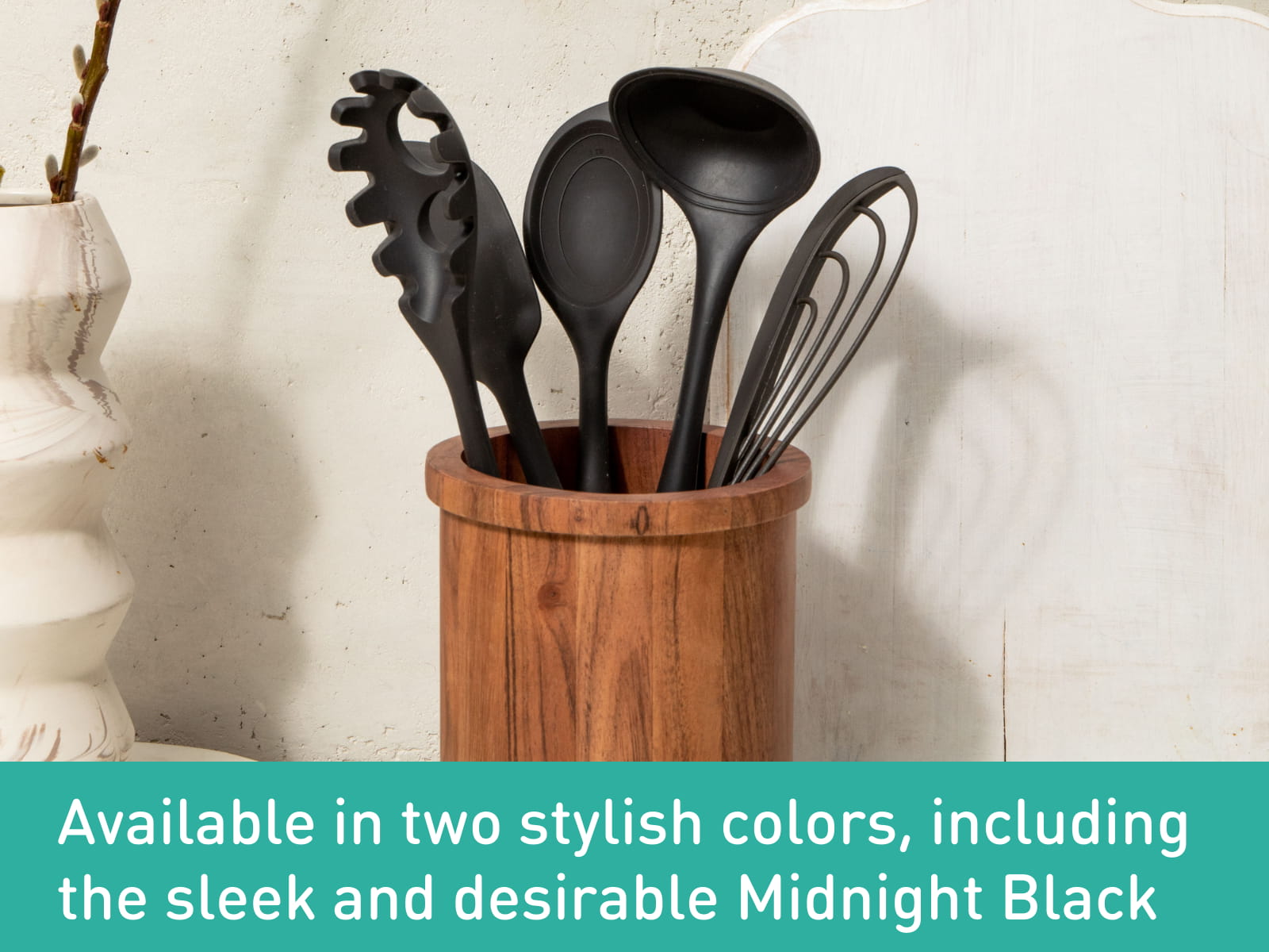 Calphalon 3 Wooden Slotted Utensils 2 Spoons 1 Spatula