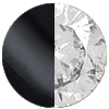 Black|White Diamondettes Swatch