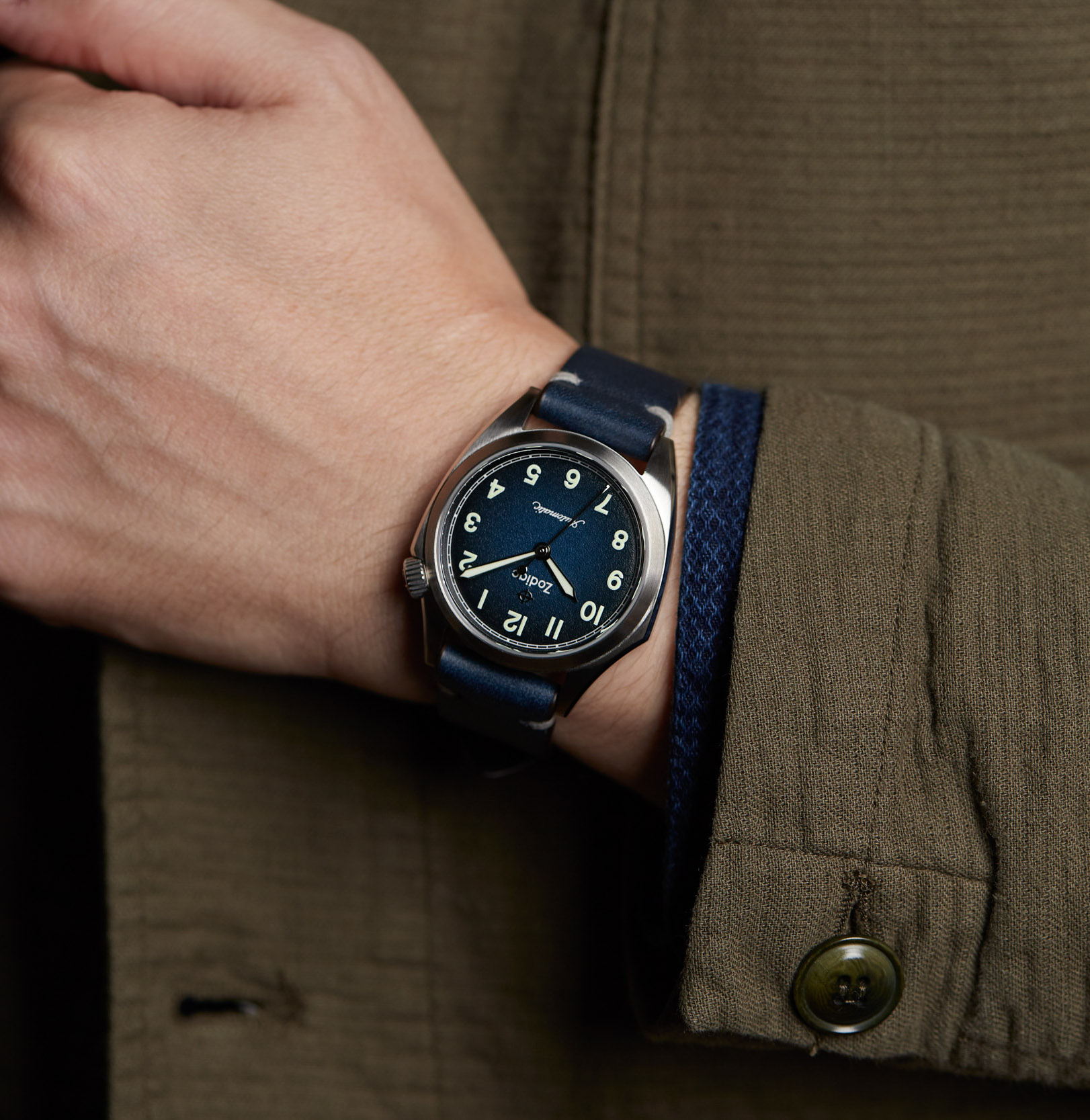 Olympos Military Worn & Wound Edition 40mm on a 7