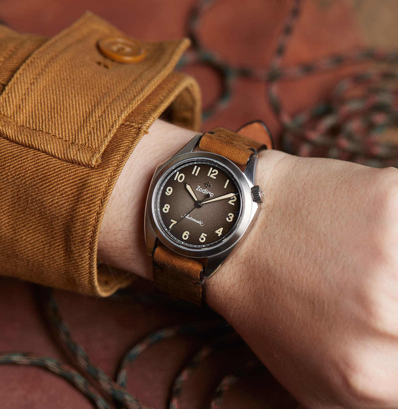 Olympos Military Worn & Wound Edition 40mm on a 7