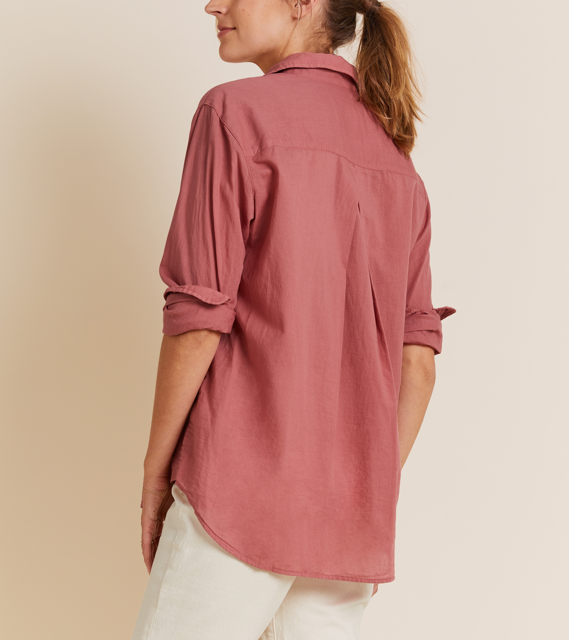 The Hero Button-Up Shirt Desert Rose, Tissue Cotton view 2
