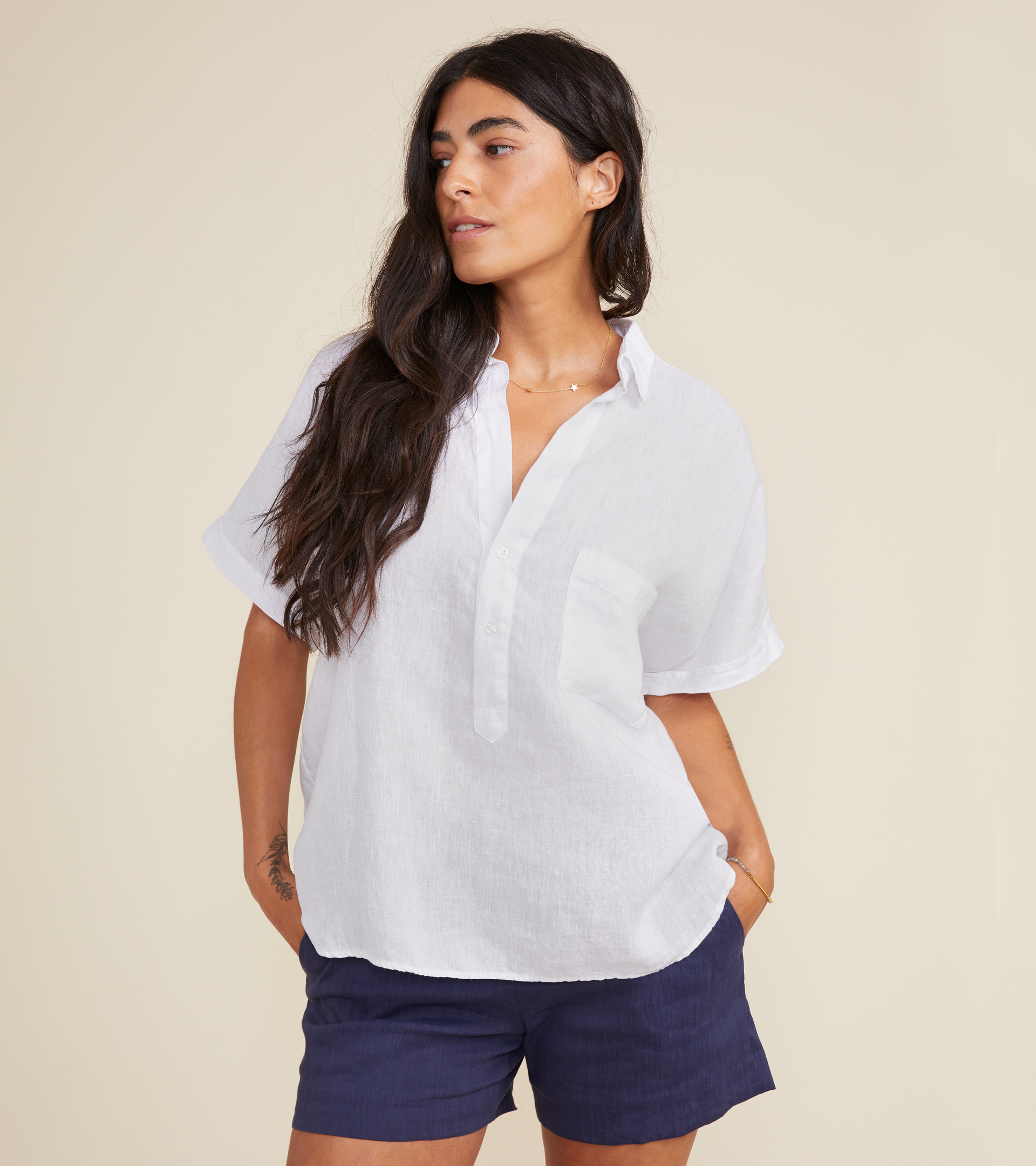 The Artist Short Sleeve Shirt | White 