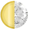 Gold|White Diamondettes Swatch