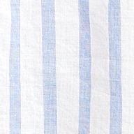 wide blue and white stripe