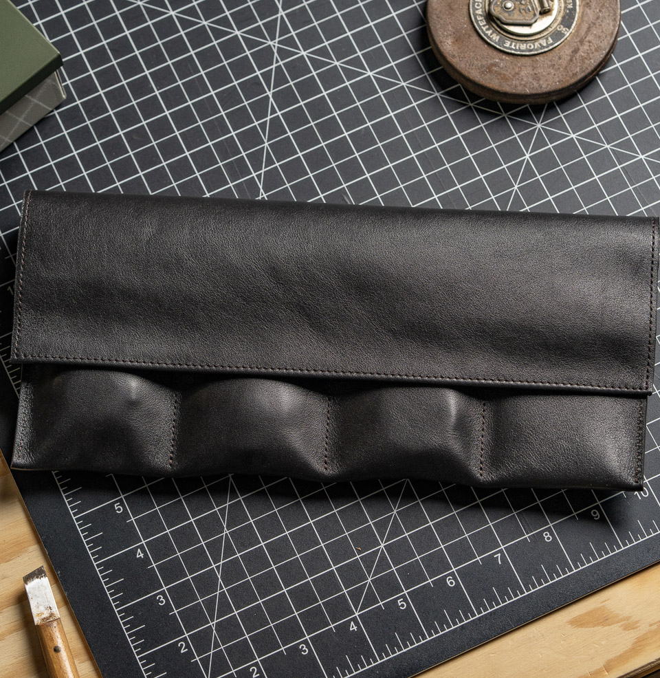 Nappa Leather Watch Roll Classic Roll construction