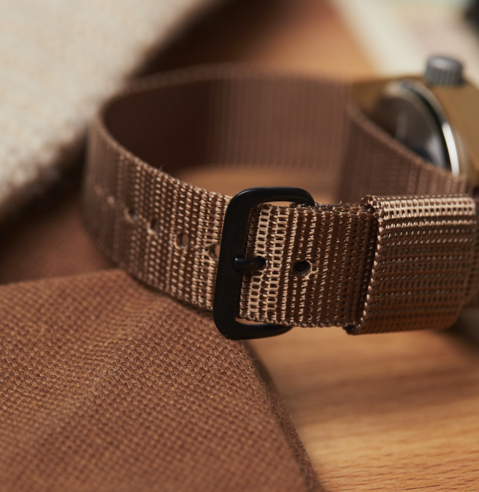 General Purpose Quartz SINGLE PIECE BALLISTIC NYLON STRAP