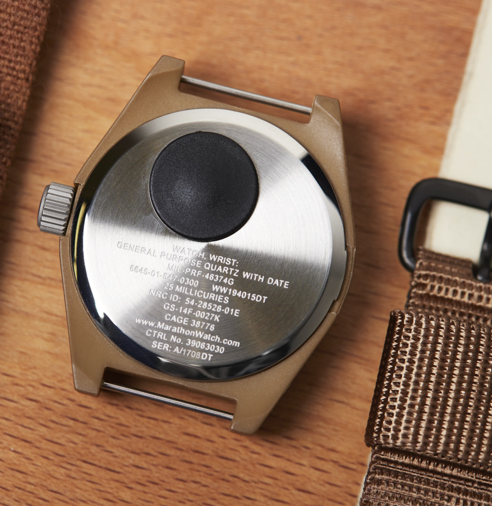 General Purpose Quartz MIL-SPEC SPECIFICATIONS ON THE 316 STEEL CASE BACK