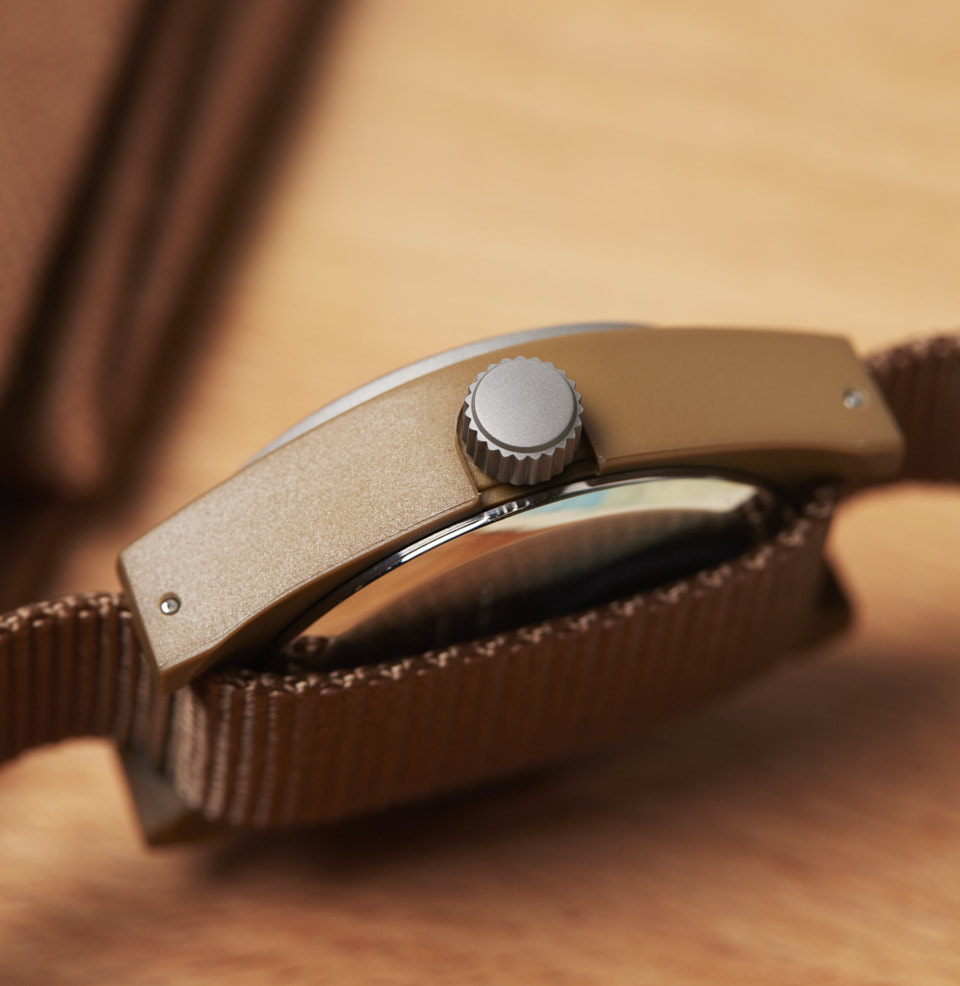 General Purpose Quartz Steel crown, bezel, and a sapphire crystal