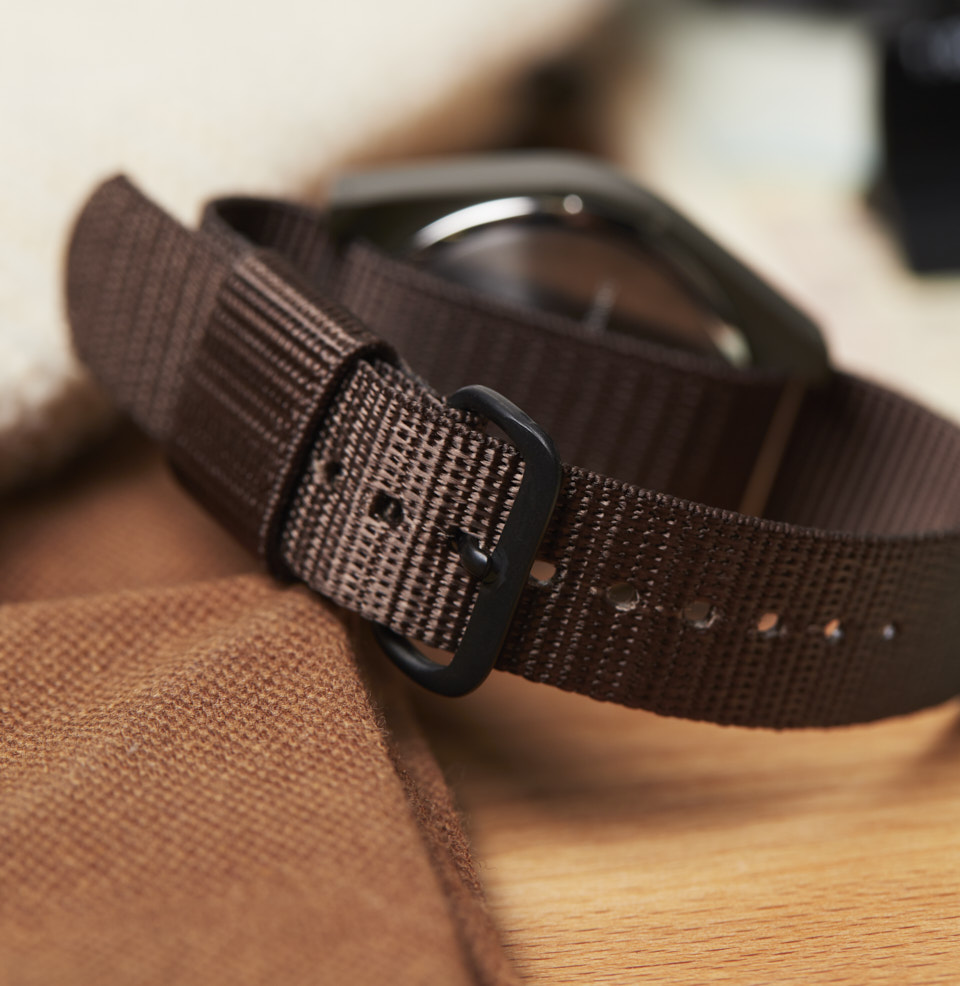 General Purpose Quartz SINGLE PIECE BALLISTIC NYLON STRAP