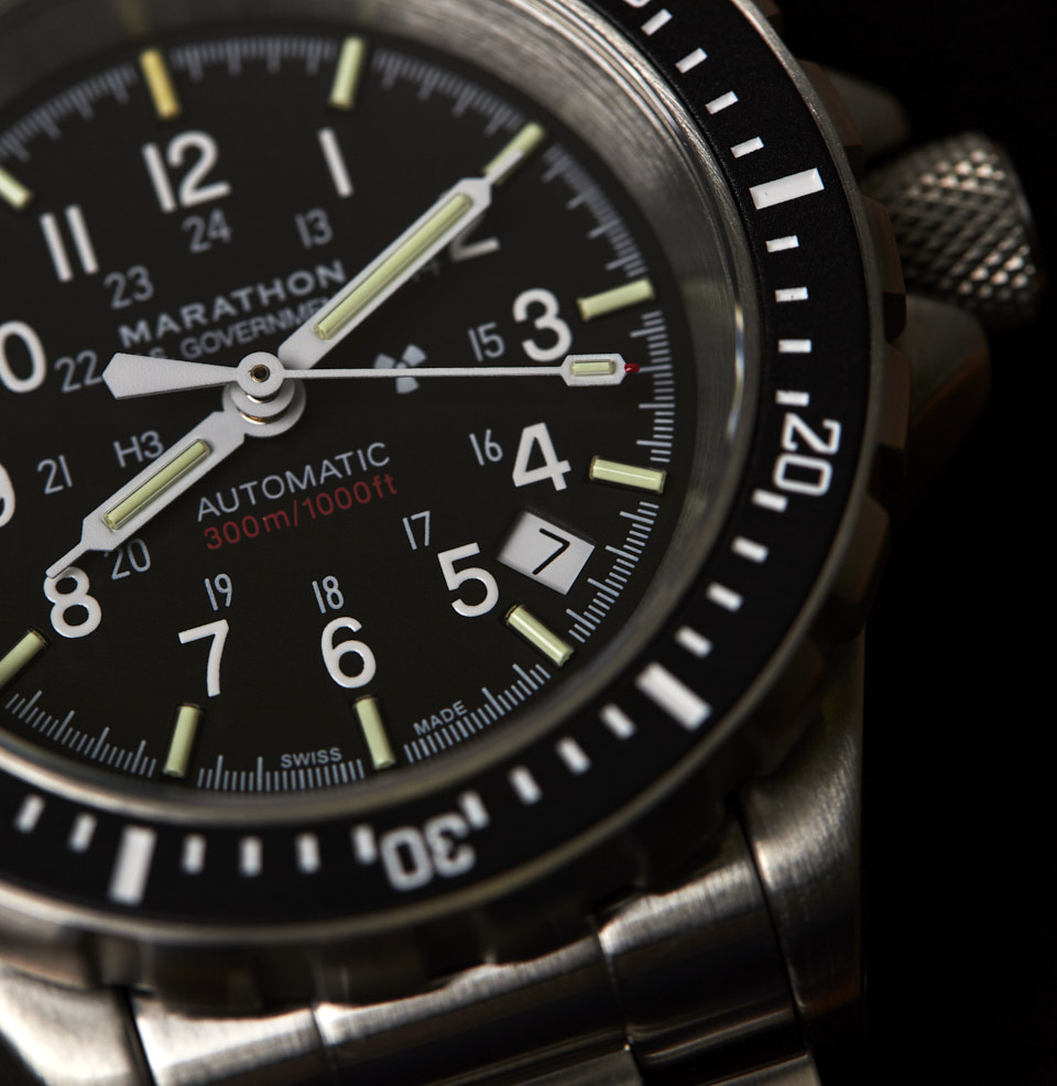 Large Diver's Automatic (GSAR Auto) SYRINGE HANDS COMPLETE THE MILITARY LOOK