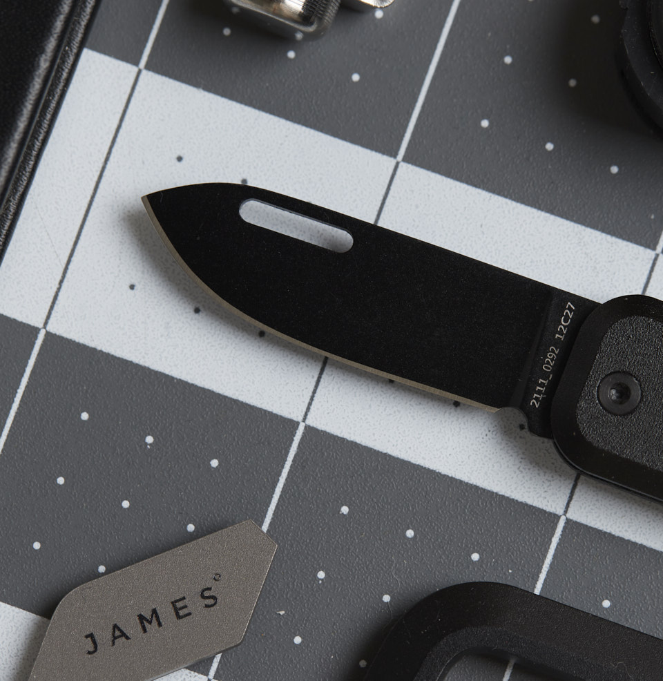 The Elko 1.74” Sandvik 12C27 Steel Blade