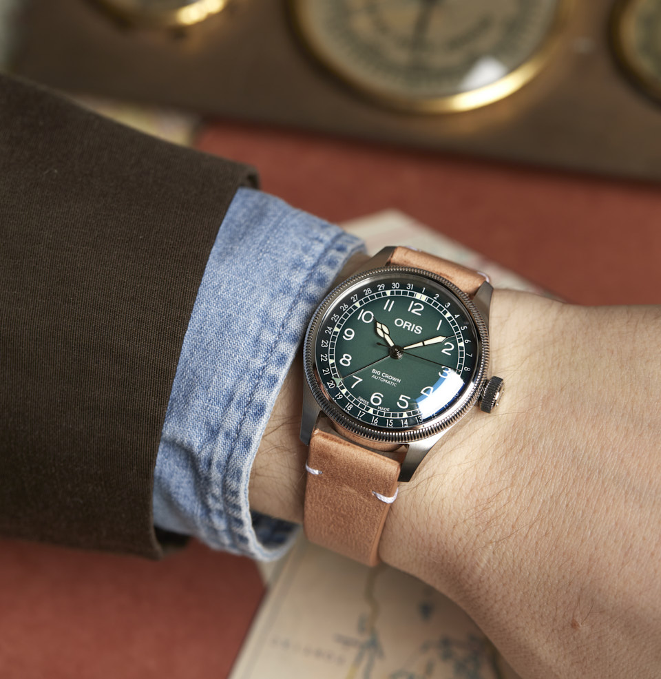 Big Crown X Cervo Volante 38mm on a 7