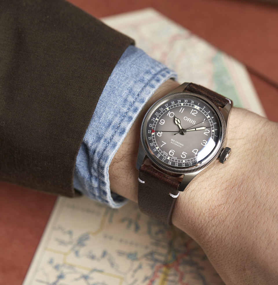 Big Crown X Cervo Volante 38mm on a 7