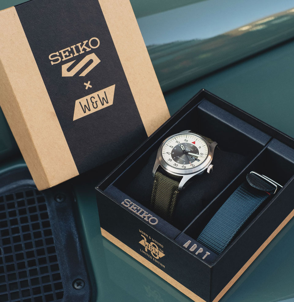 Worn & Wound 10th Anniversary Limited Edition Two Straps included