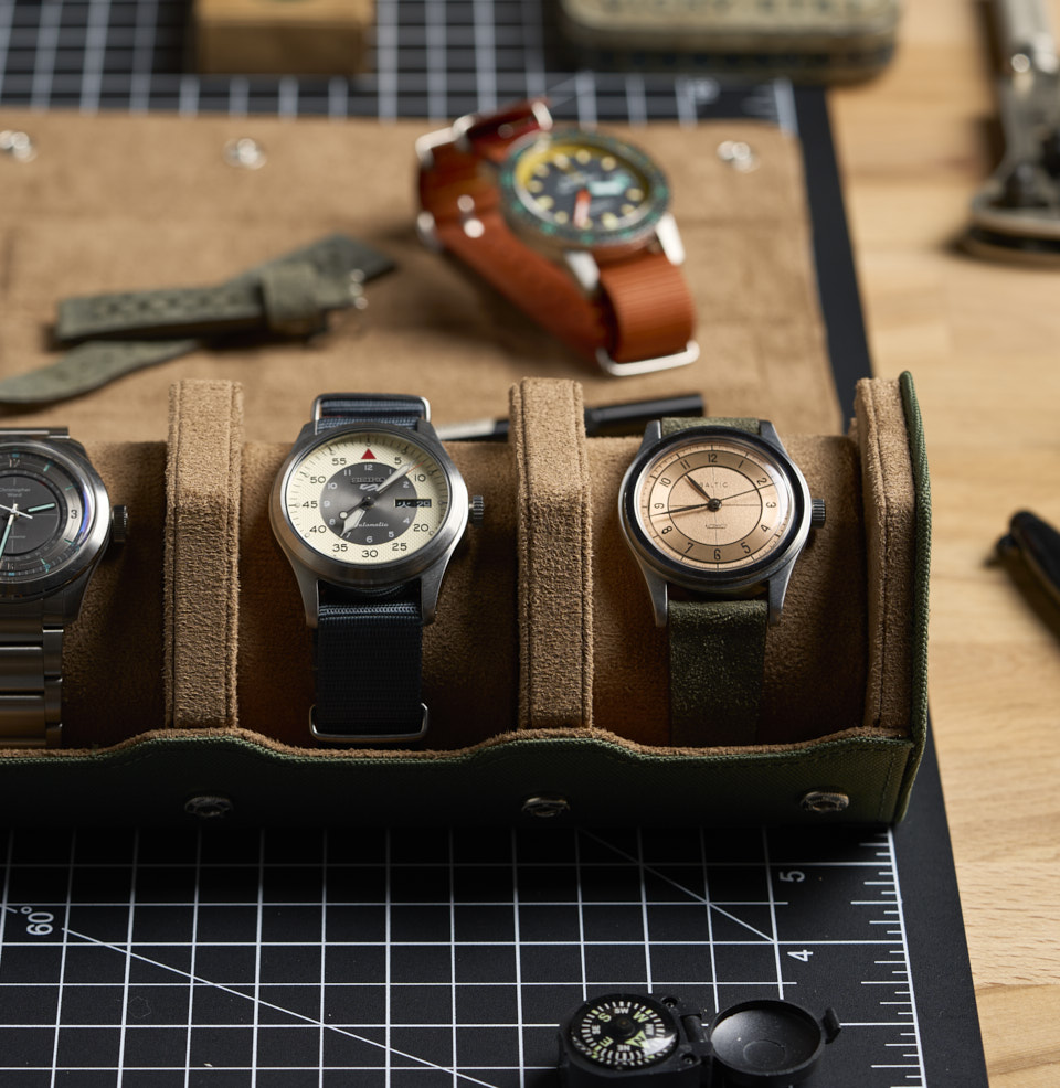 Hexagon Watch Tube Storage in Style