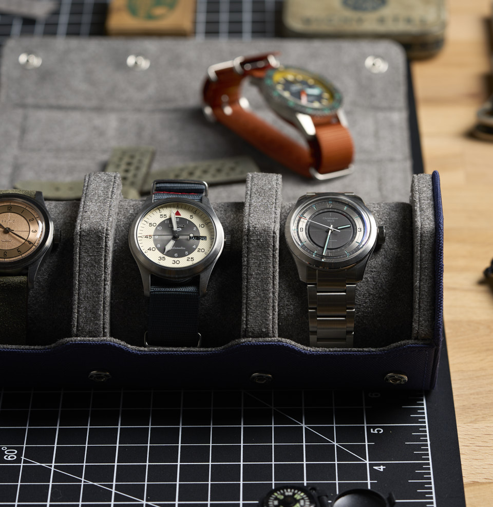 Hexagon Watch Tube Storage in Style