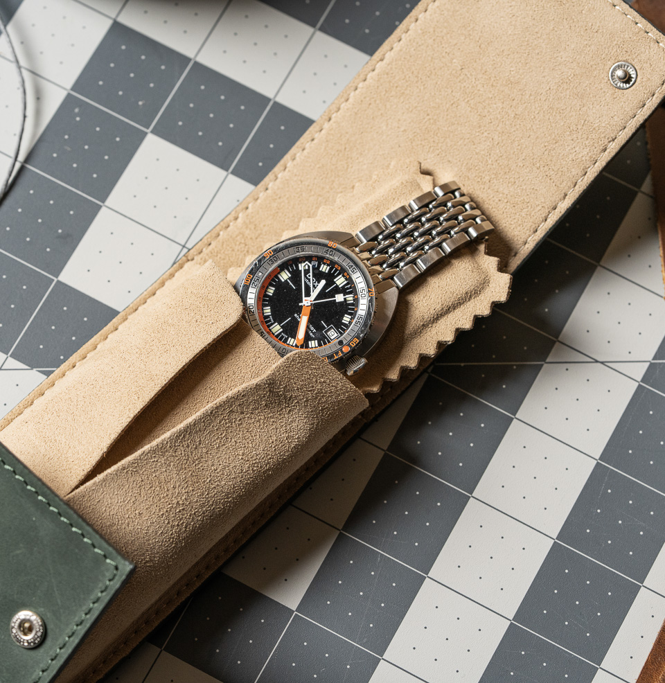 Leather Service Watch Pouch (2026) Bracelet Pillow Included