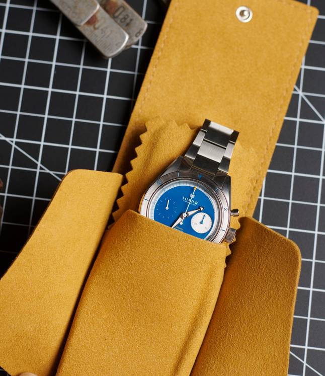 Leather Service Watch Pouch