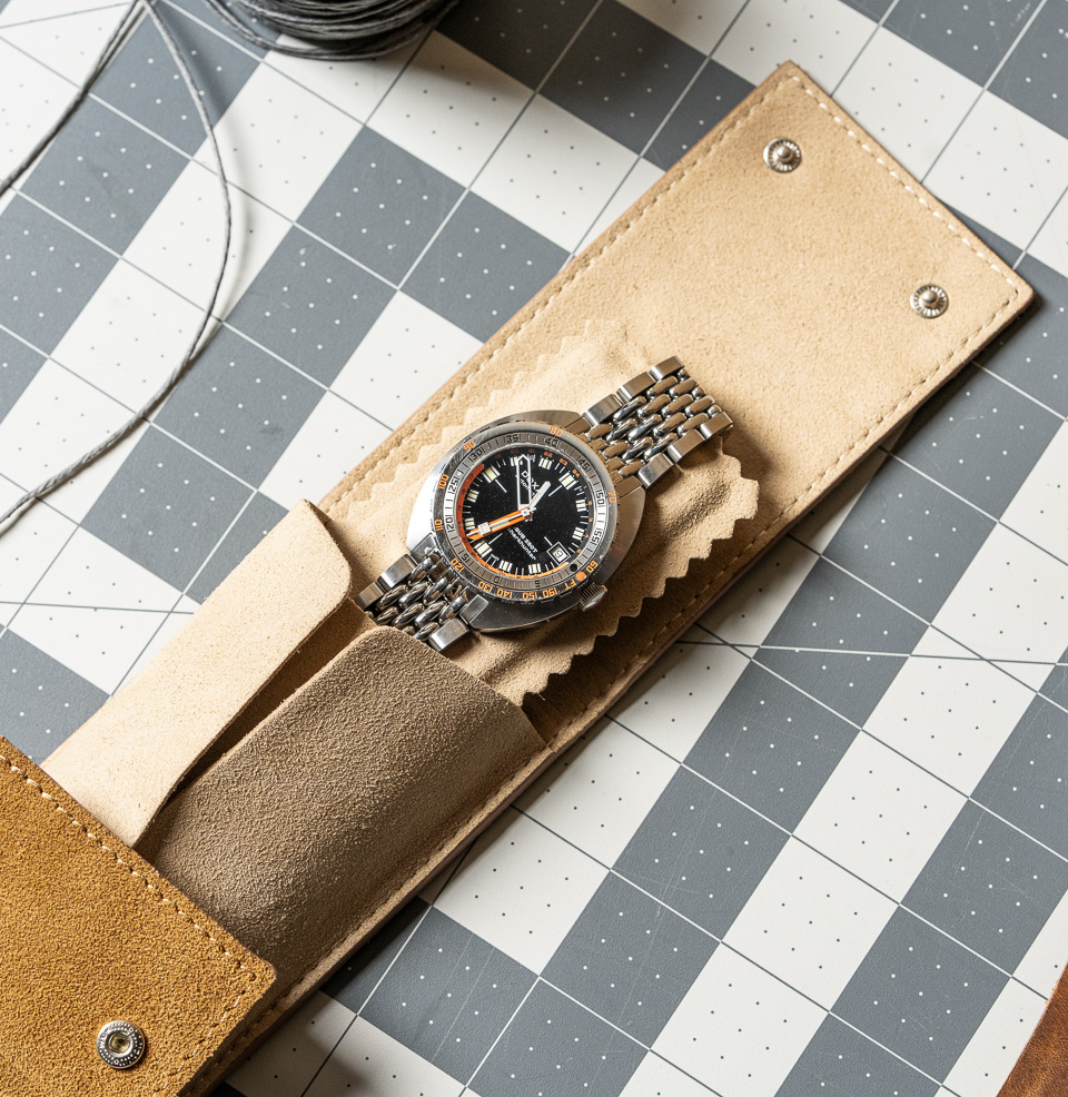 Leather Service Watch Pouch (2026) Bracelet Pillow Included