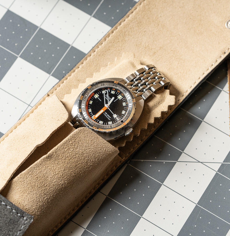 Leather Service Watch Pouch (2026) Bracelet Pillow Included