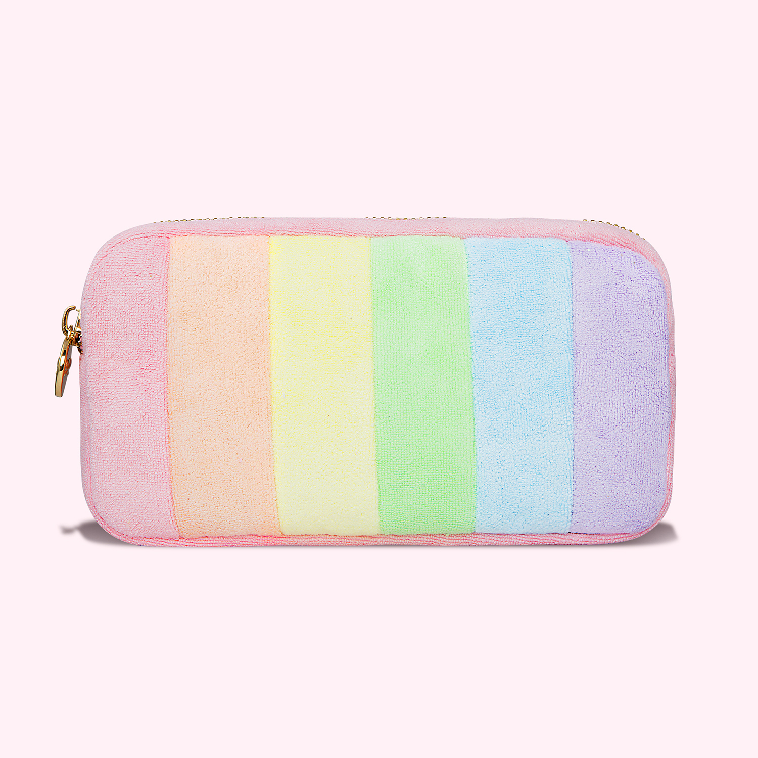Rainbow Terry Small Pouch | Custom Makeup Pouch - Stoney Clover Lane