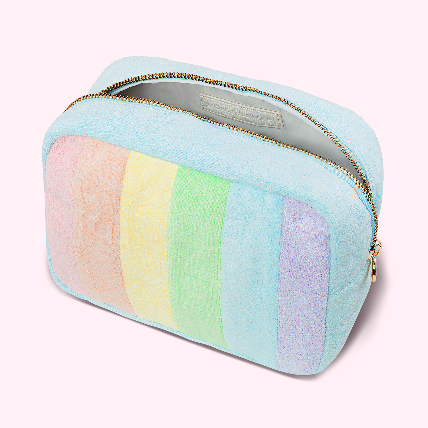 Rainbow Terry Small Pouch | Custom Makeup Pouch - Stoney Clover Lane