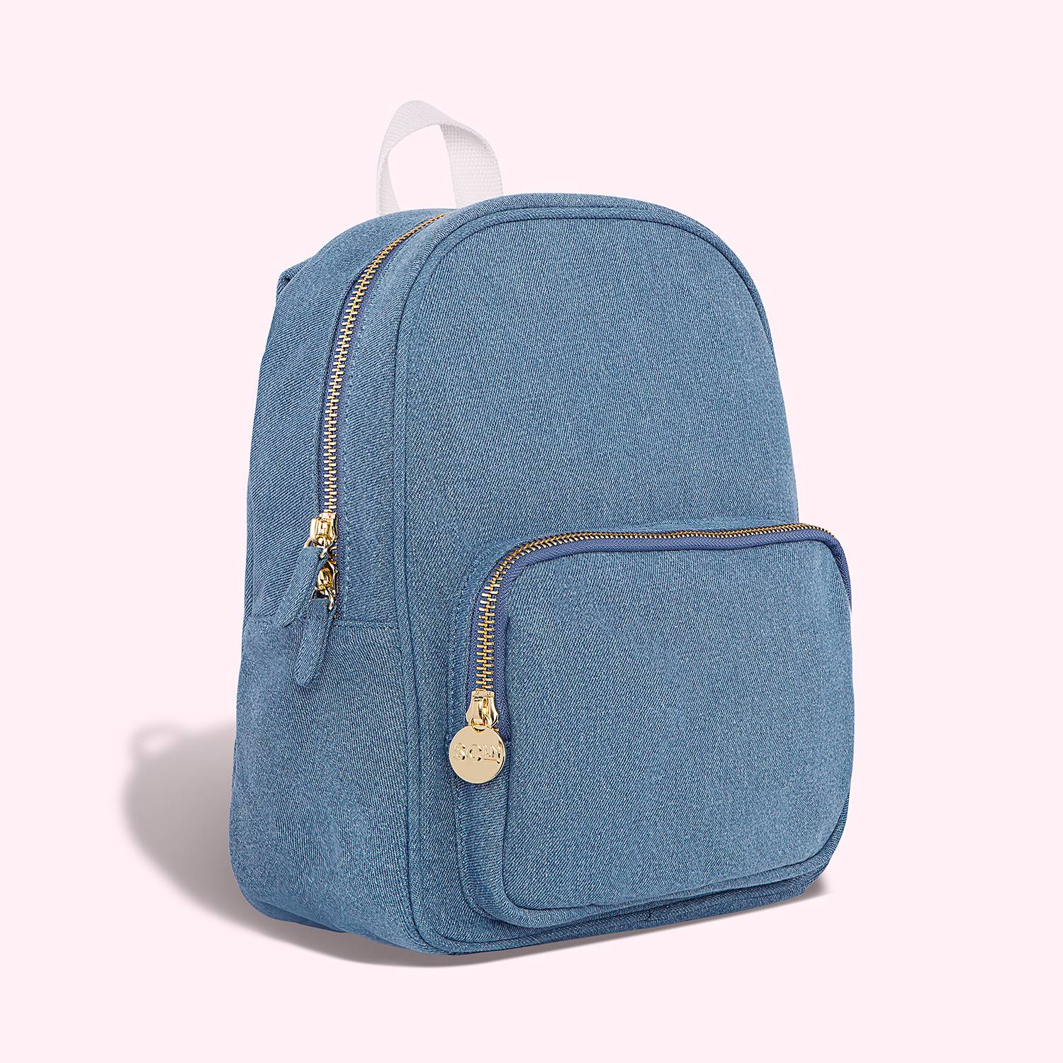 Denim Mini Backpack - Customizable