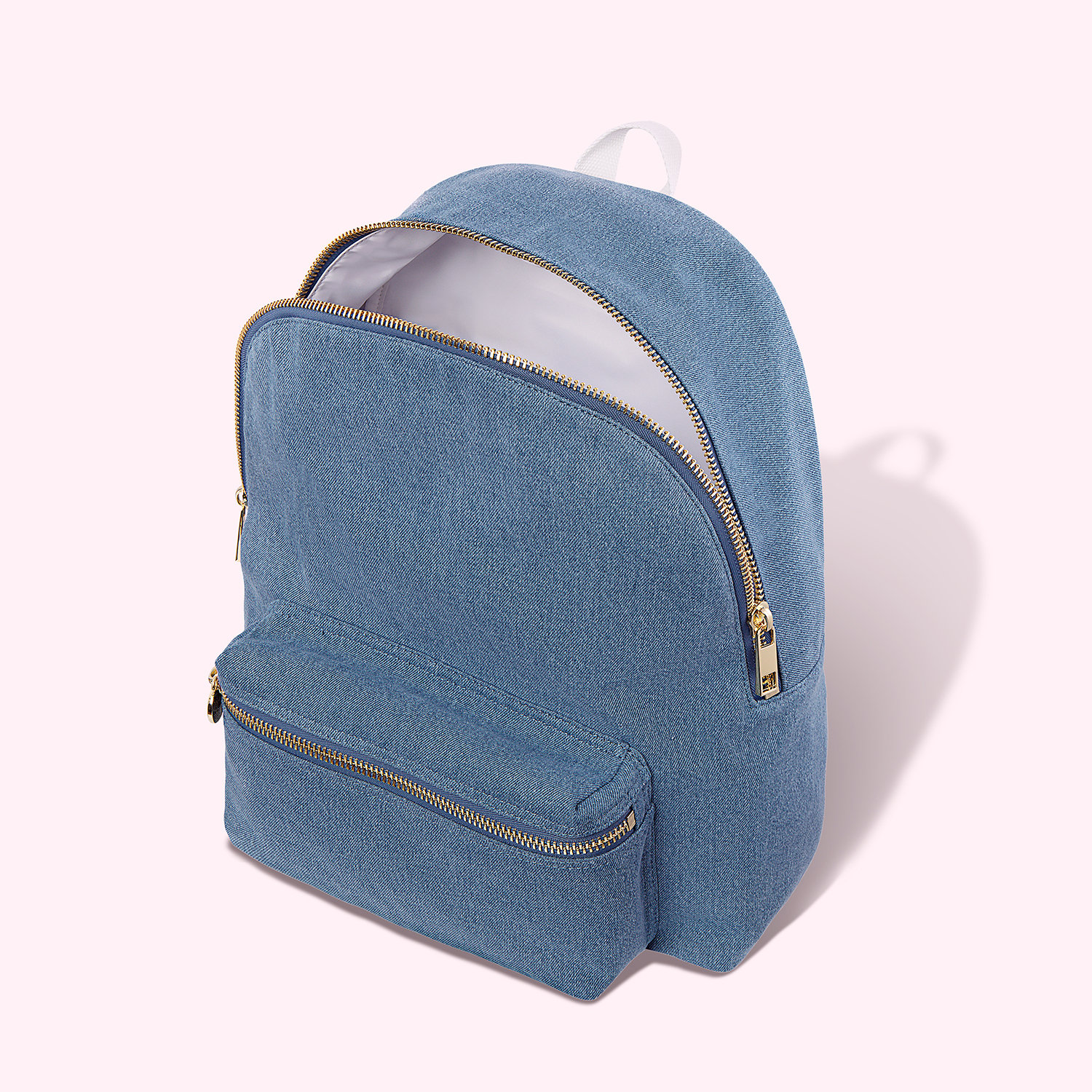 denim backpack mini