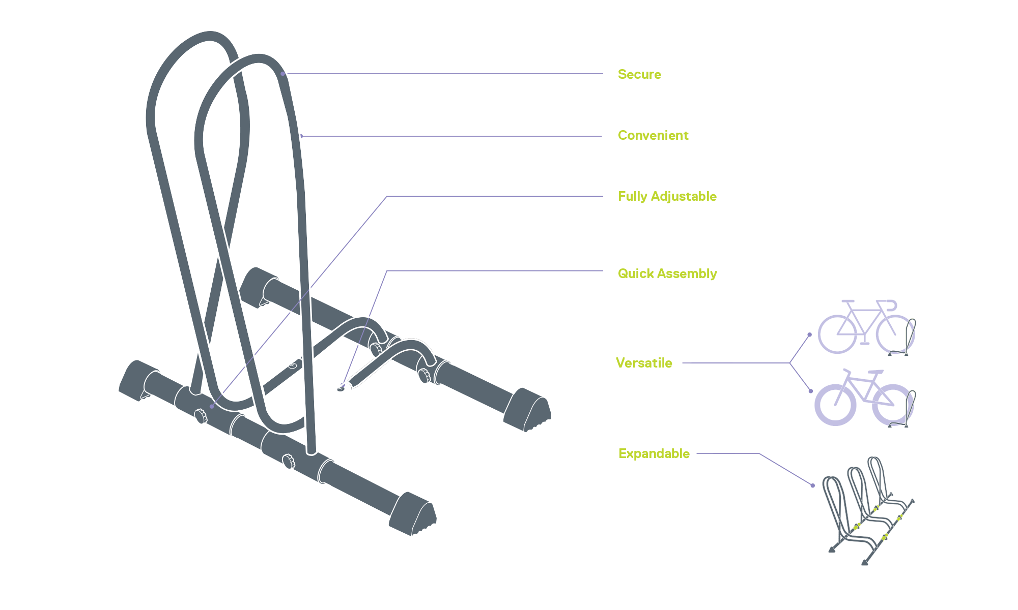 Adjustable Floor Stand diagram 