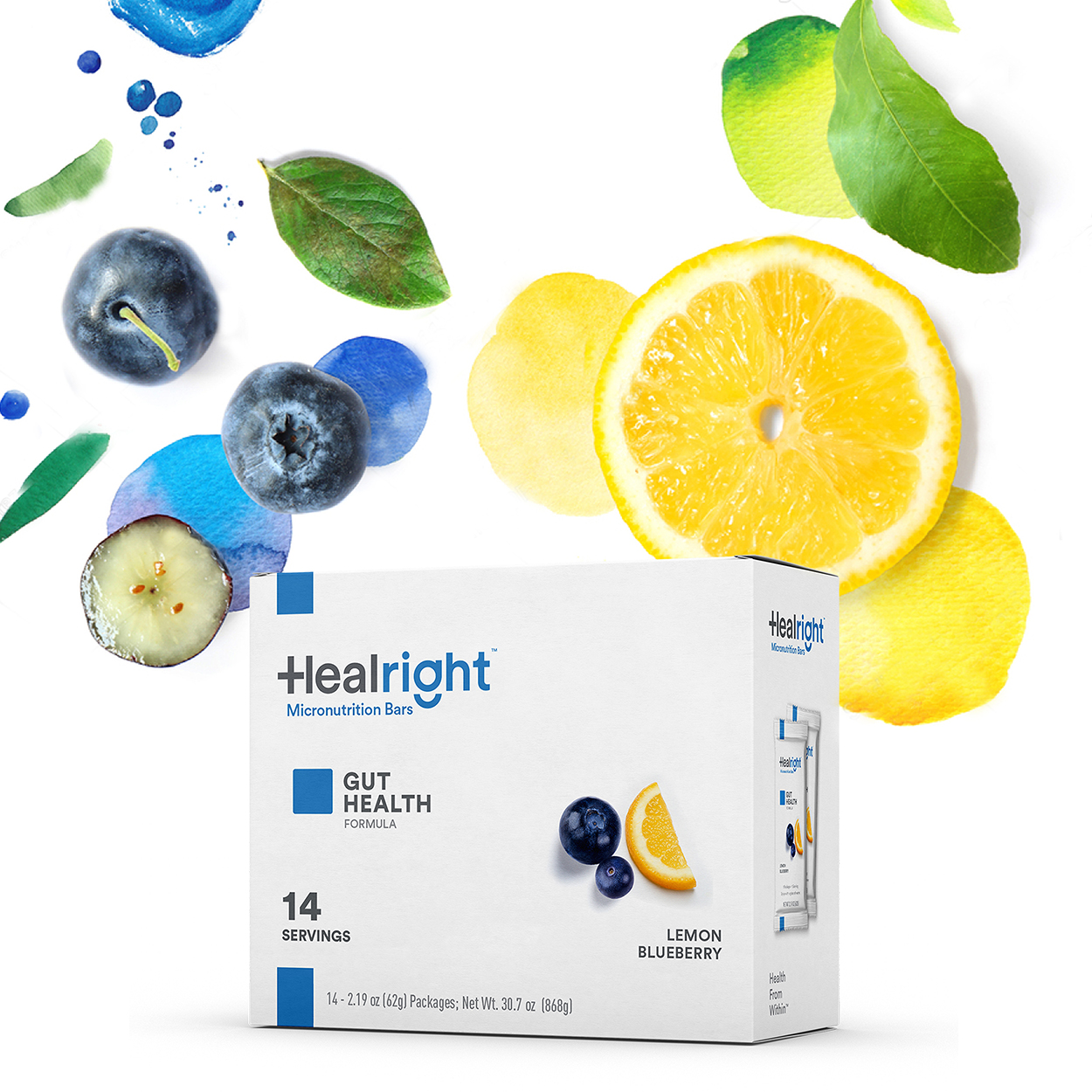 Healright Gut Health Daily with Lemon Blueberry flavor