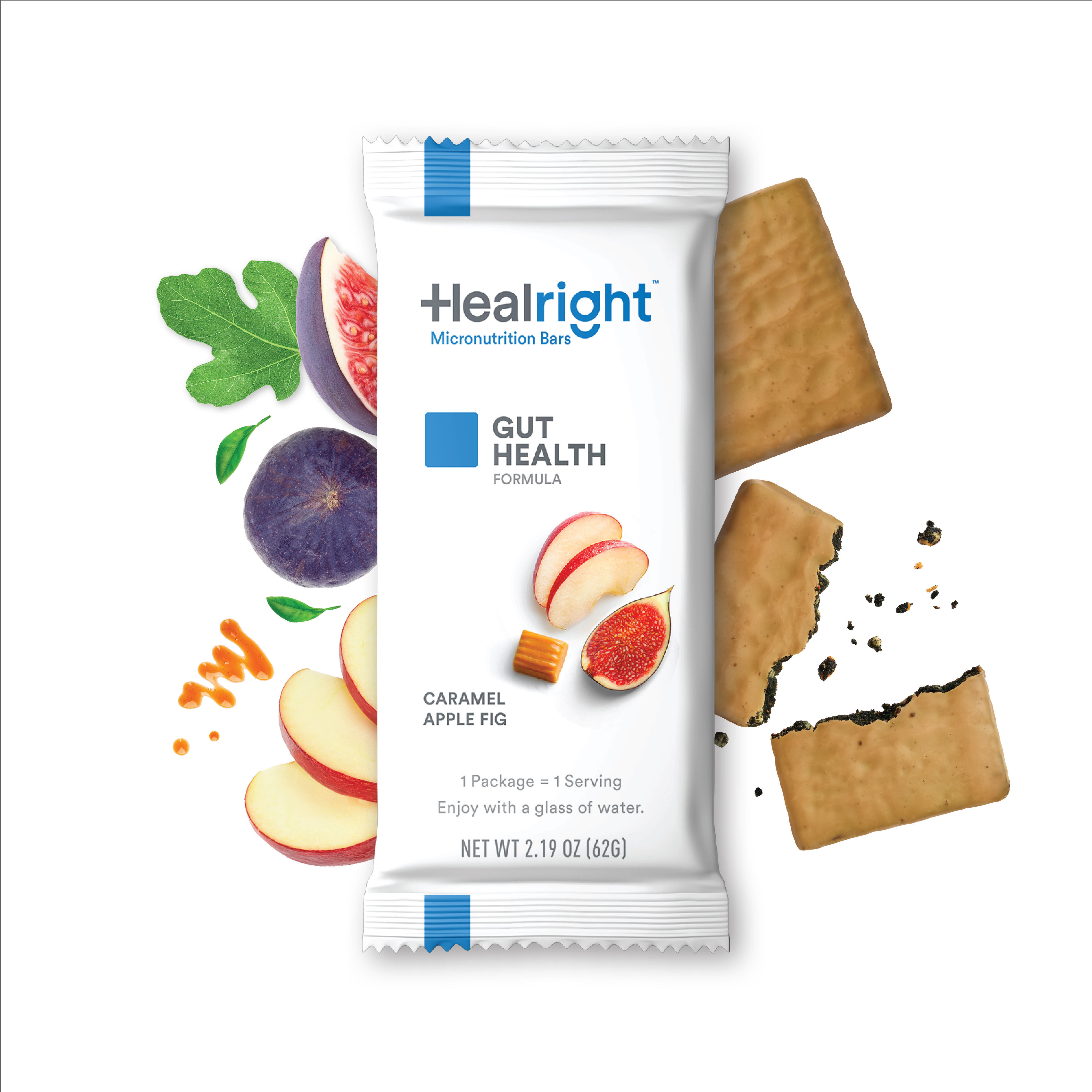 Healright Gut Health Daily with Caramel Apple Fig flavor
