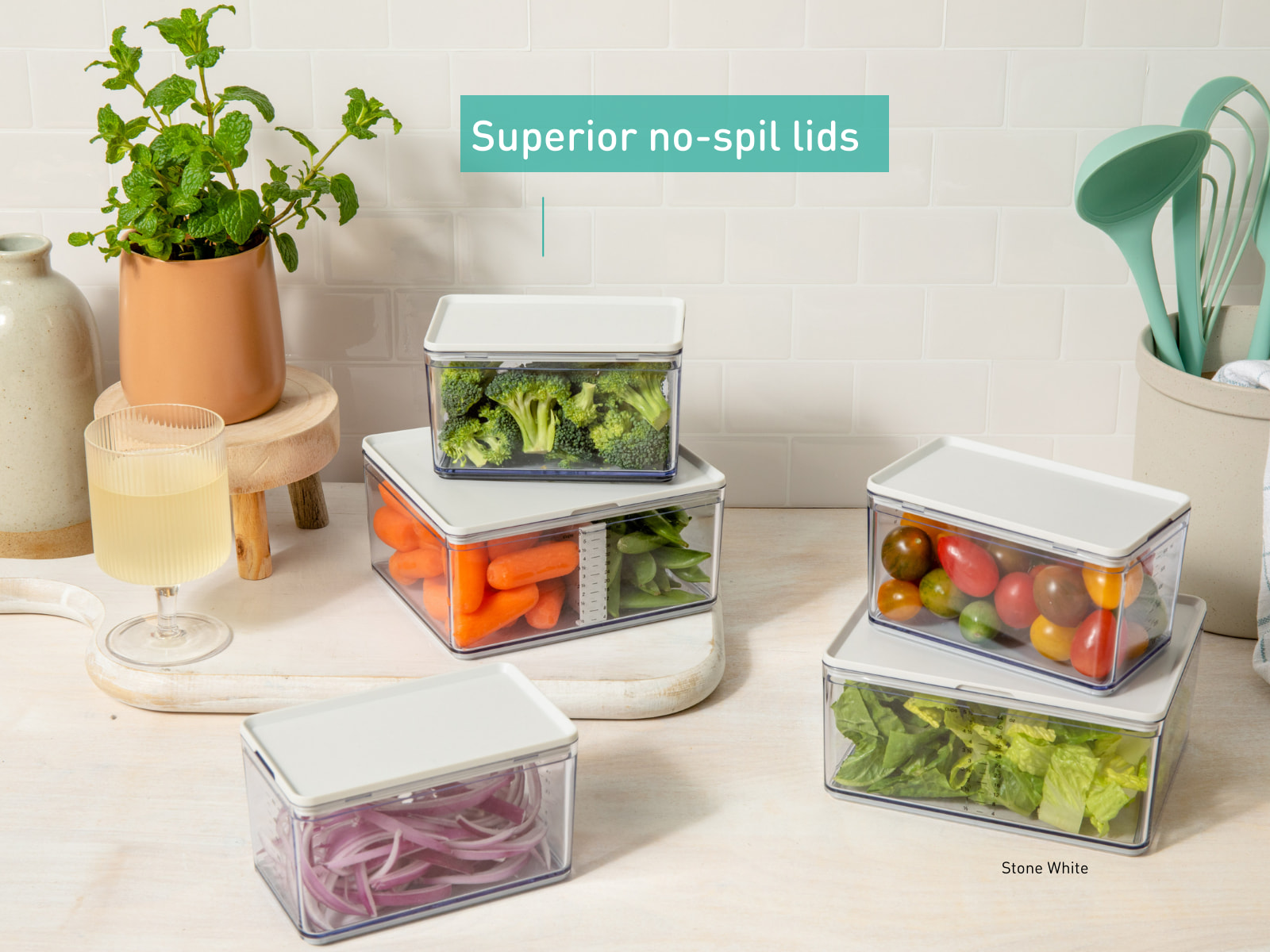 Superio 6 Container Food Storage Container Set