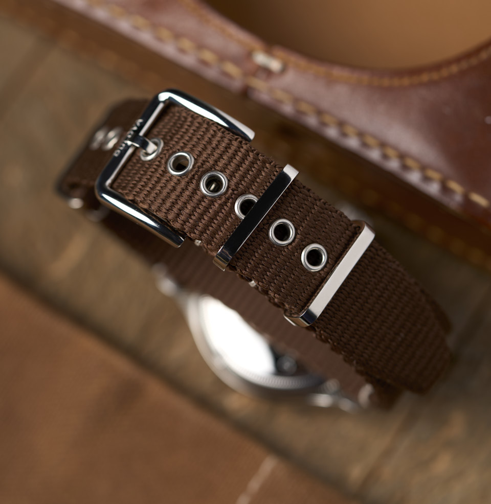 A-11 Hack Watch Brown Nylon Strap