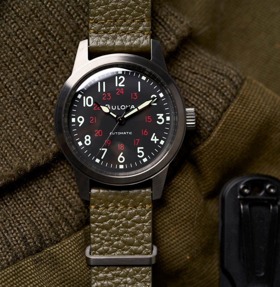 Bulova Hack Watch - Windup Watch Shop