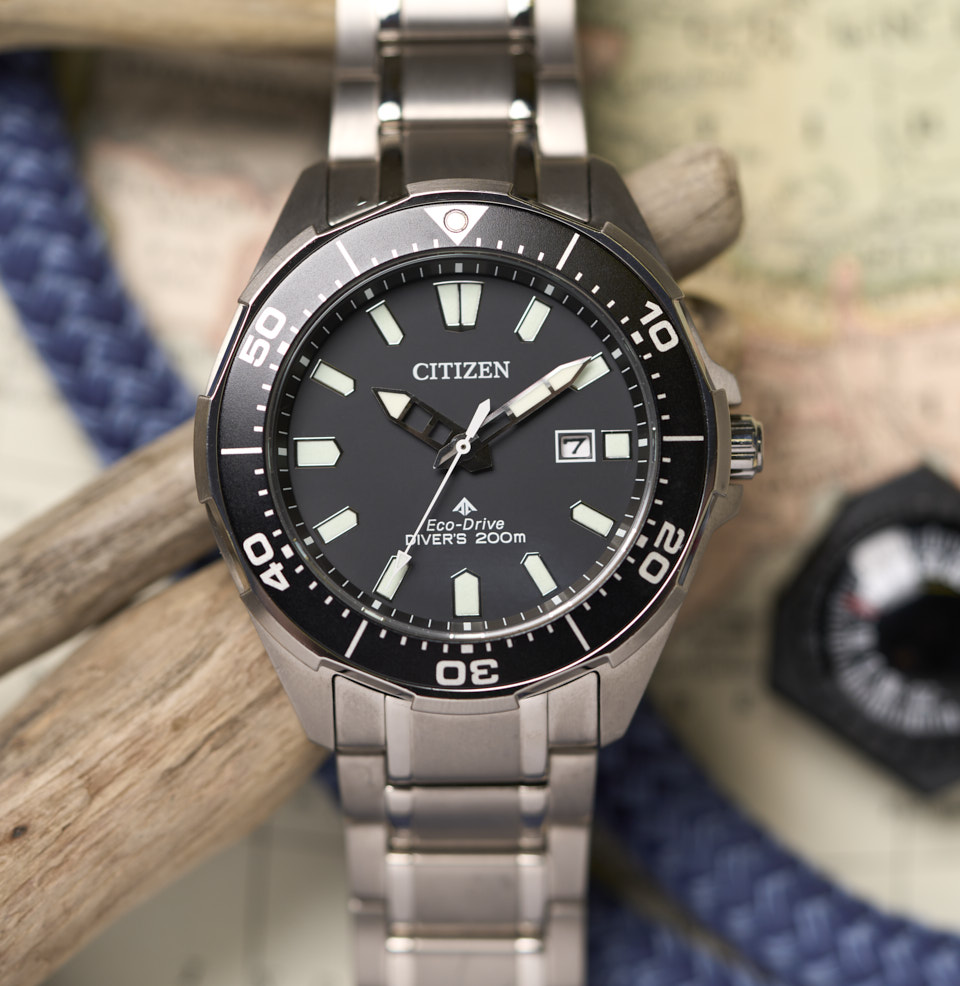 Promaster Dive Eco Drive Super Titanium Versatile Aesthetic