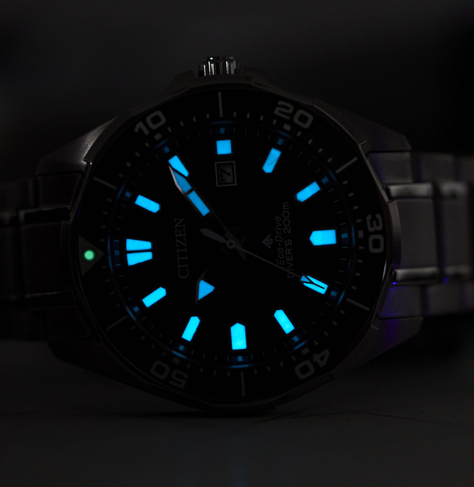Promaster Dive Eco Drive Super Titanium Bright Luminescence