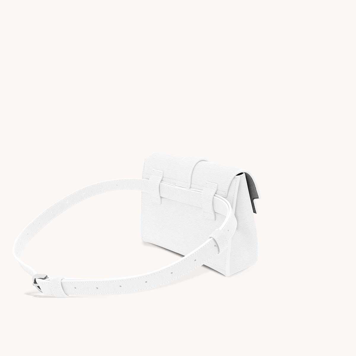 aria belt bag mimosa blanc side back view