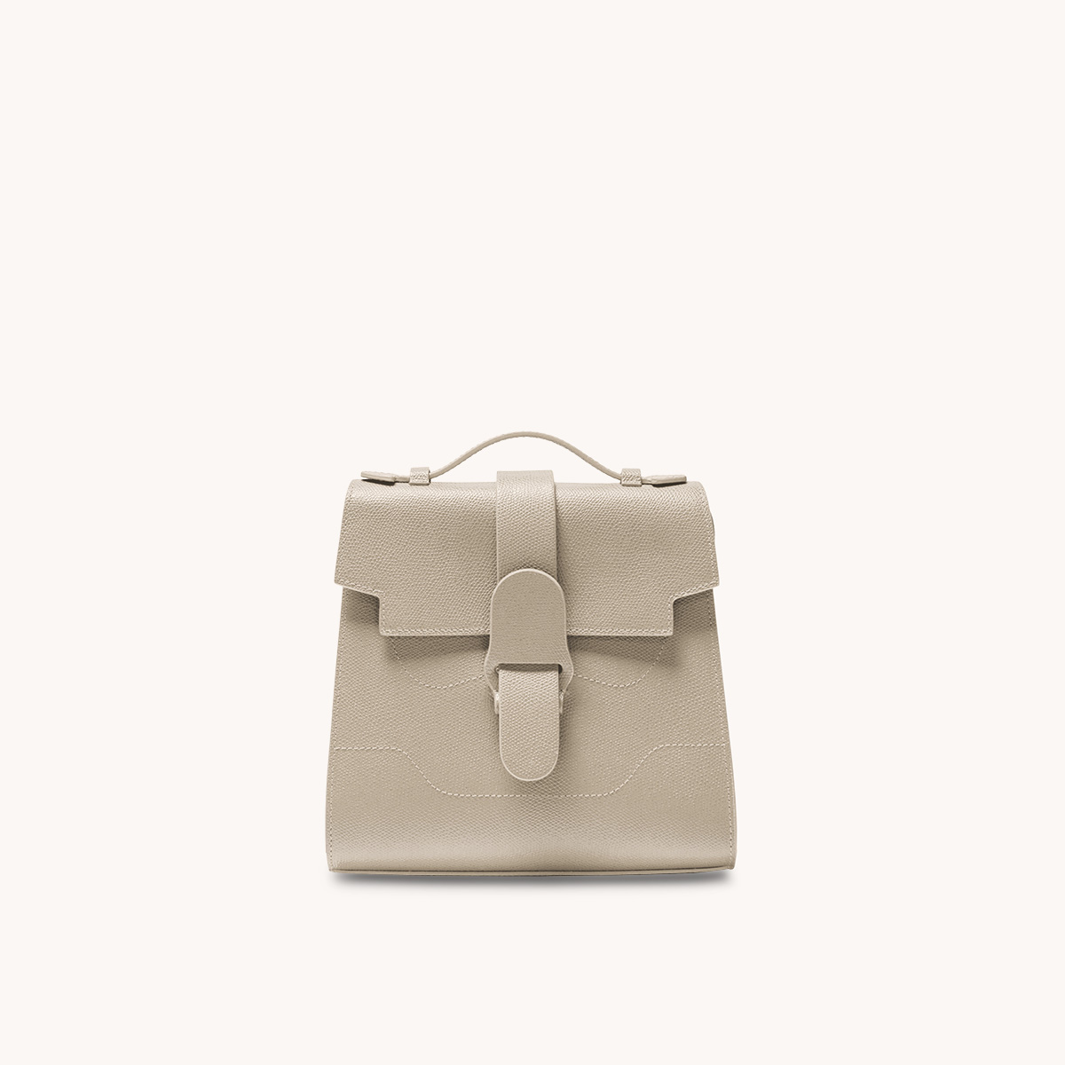 alunna bag pebbled sand front view