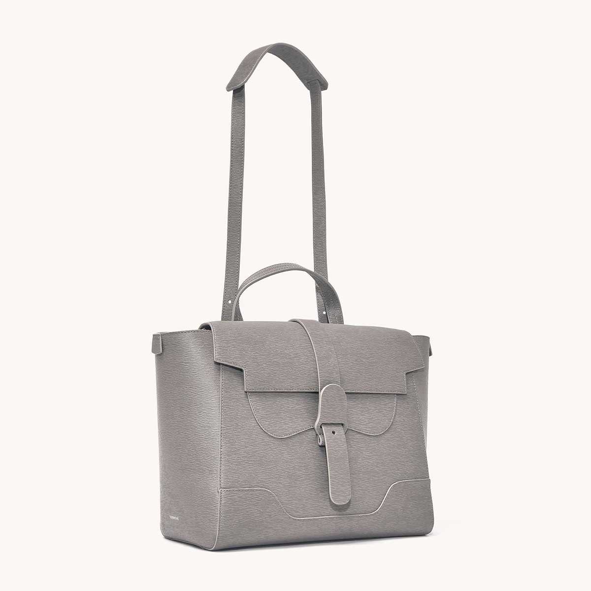 Maestra Bag Mimosa Storm with Silver Hardware Quarter Angle to Front View