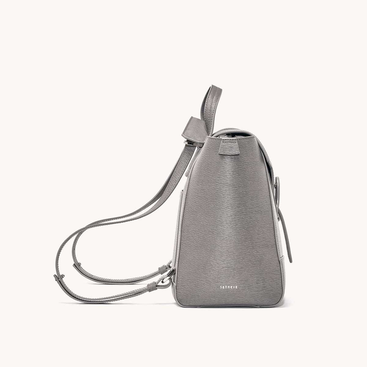 Maestra Bag Mimosa Storm with Silver Hardware Side View