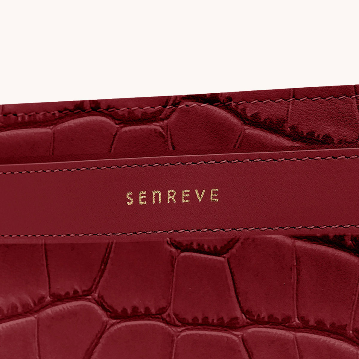 bracelet pouch dragon merlot close up
