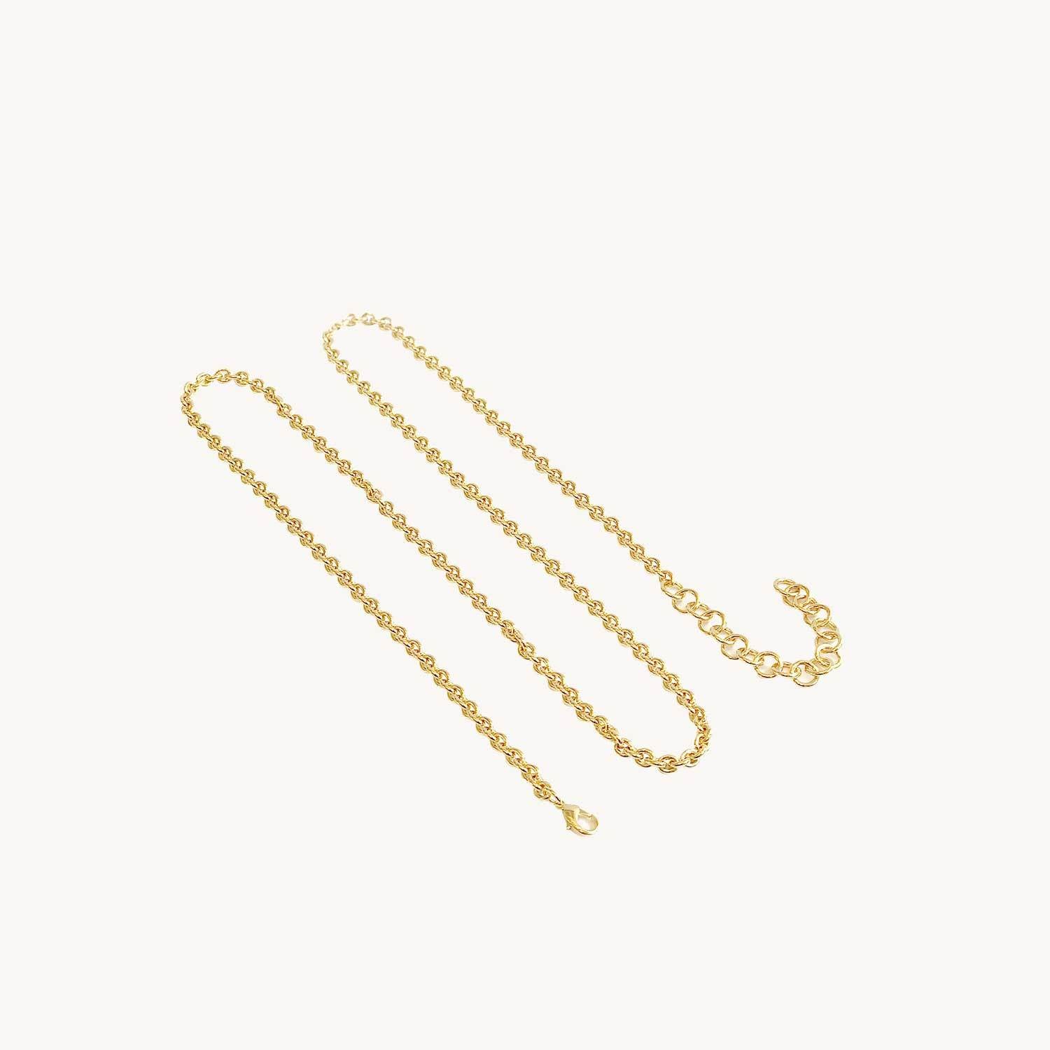 Long Convertible Link Chain | Plated Brass 1 main