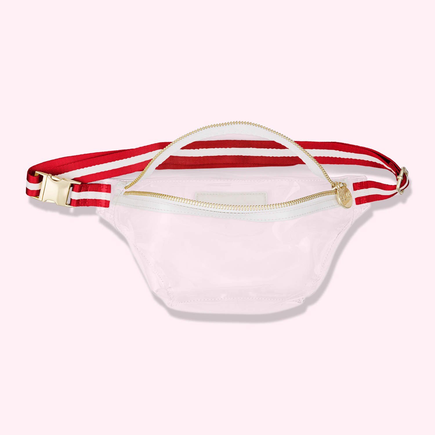 Stoney Clover Lane Clear Fanny Pack Red White