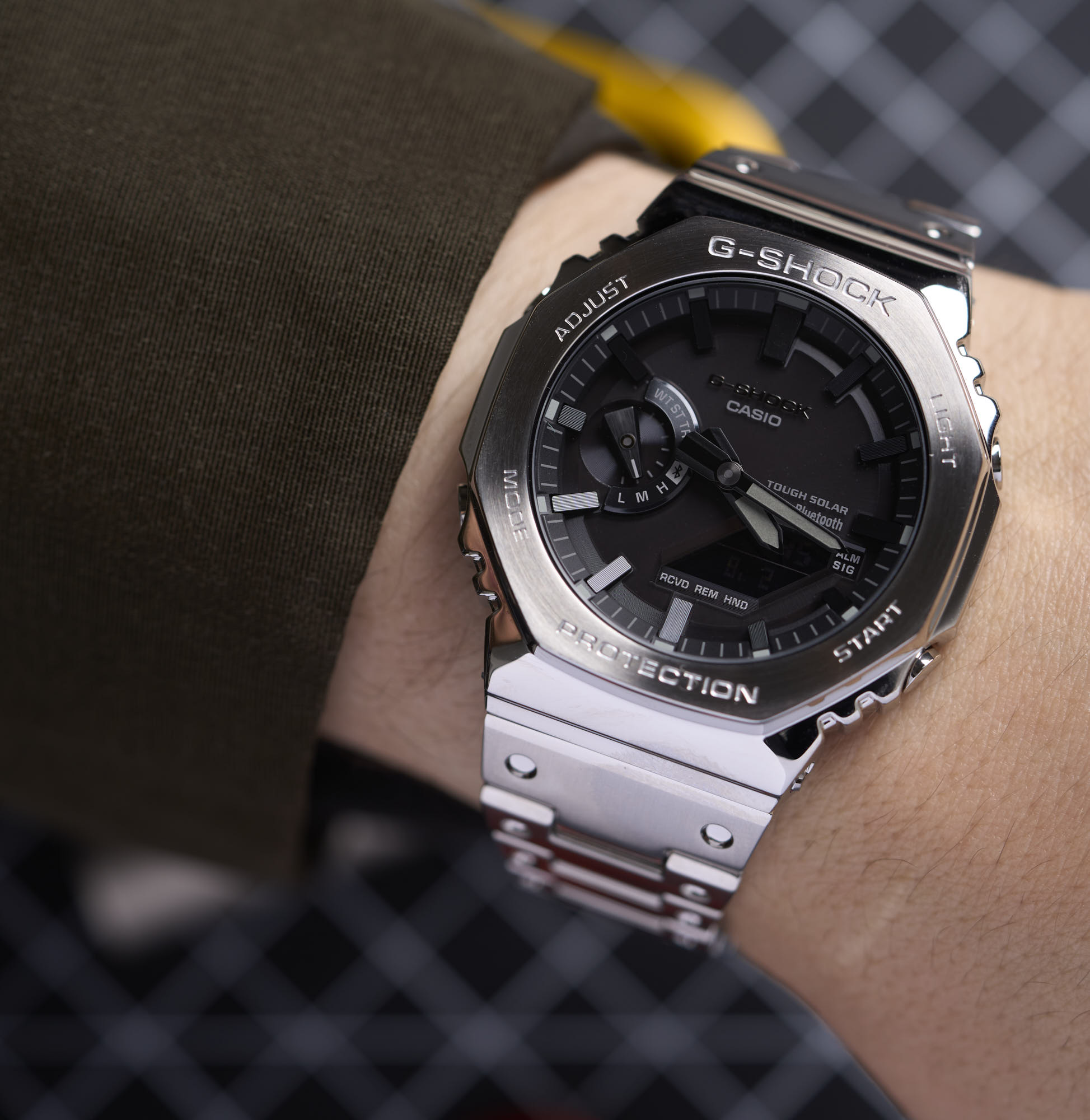 GMB2100 'FULL METAL 2100 SERIES' 44.4mm On A 7” Wrist