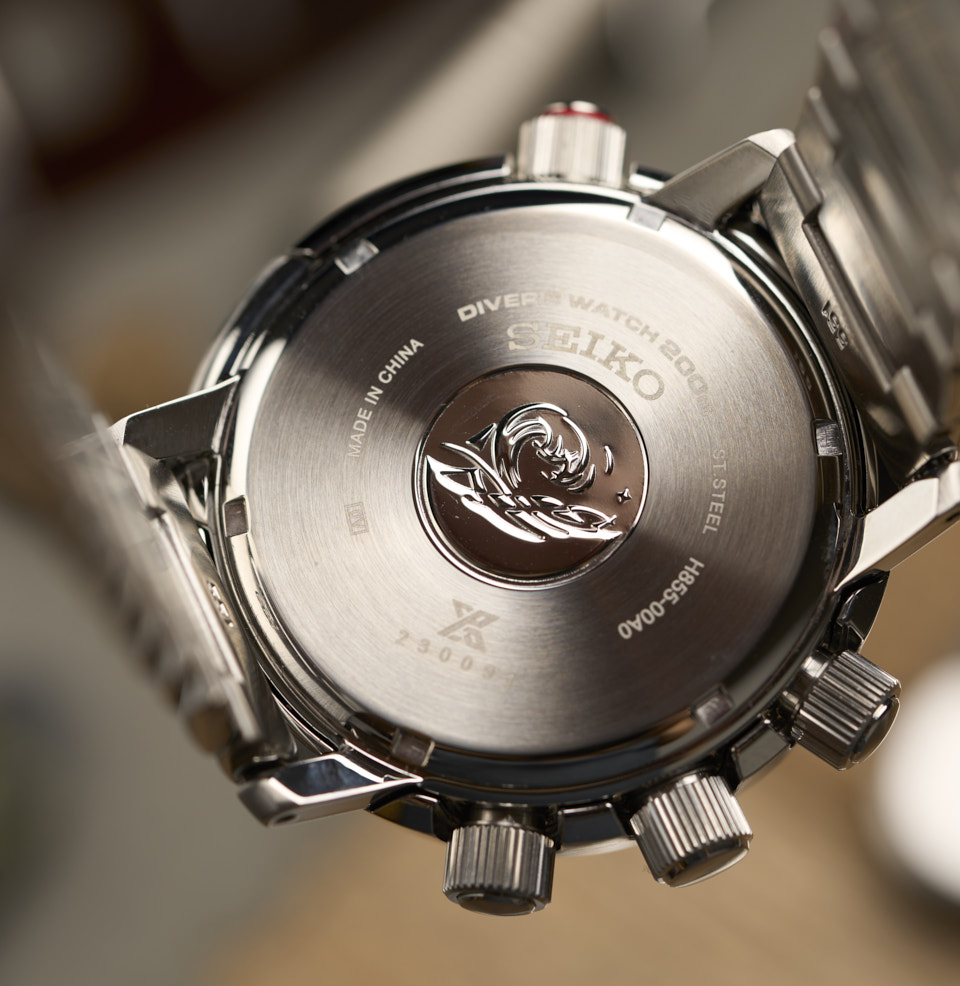 Prospex Ana-Digi Solar Diver Solid Case Back