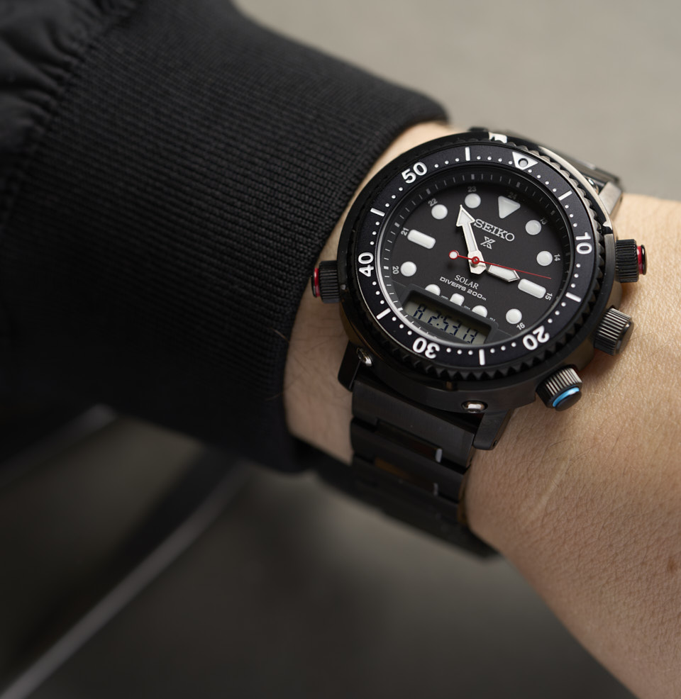 Prospex Ana-Digi Solar Diver 46.9mm on a 7” Wrist