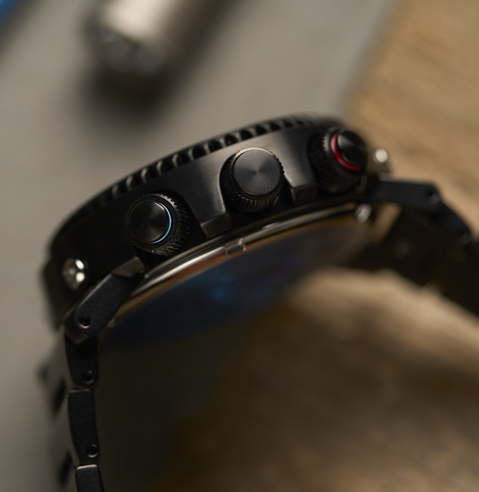 Prospex Ana-Digi Solar Diver Push Button Control