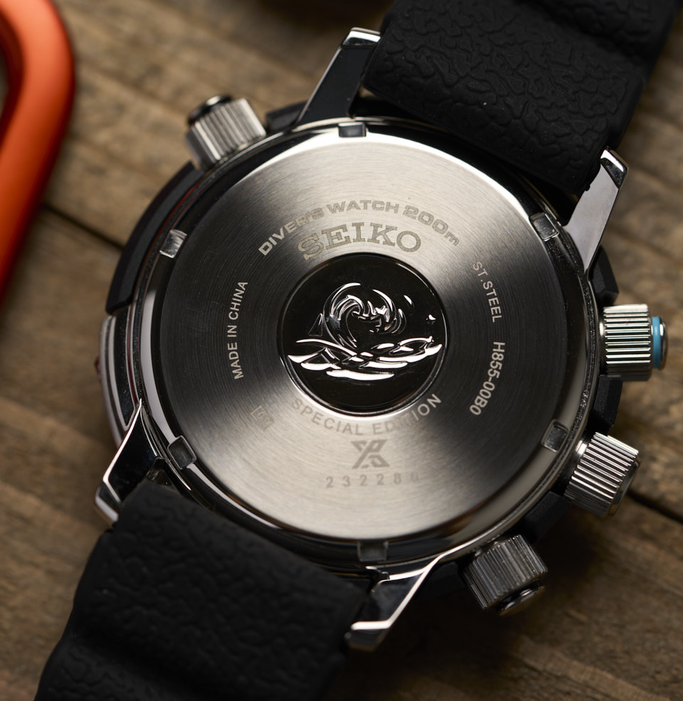 Prospex Ana-Digi Solar Diver Solid Case Back